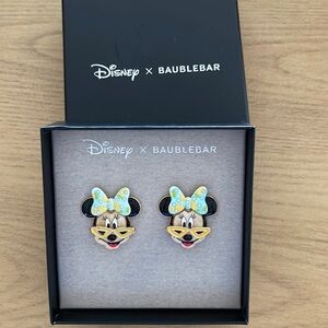 Disney Baublebar Minnie Mouse Summer Yellow Sunglasses Pineapple Bow